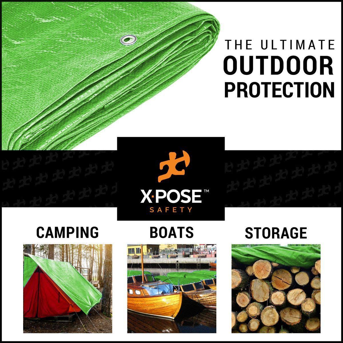 Green Poly Tarps 15 x 20 - Case of 6 P87656