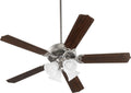Satin Nickel Ceiling Fan Q41923