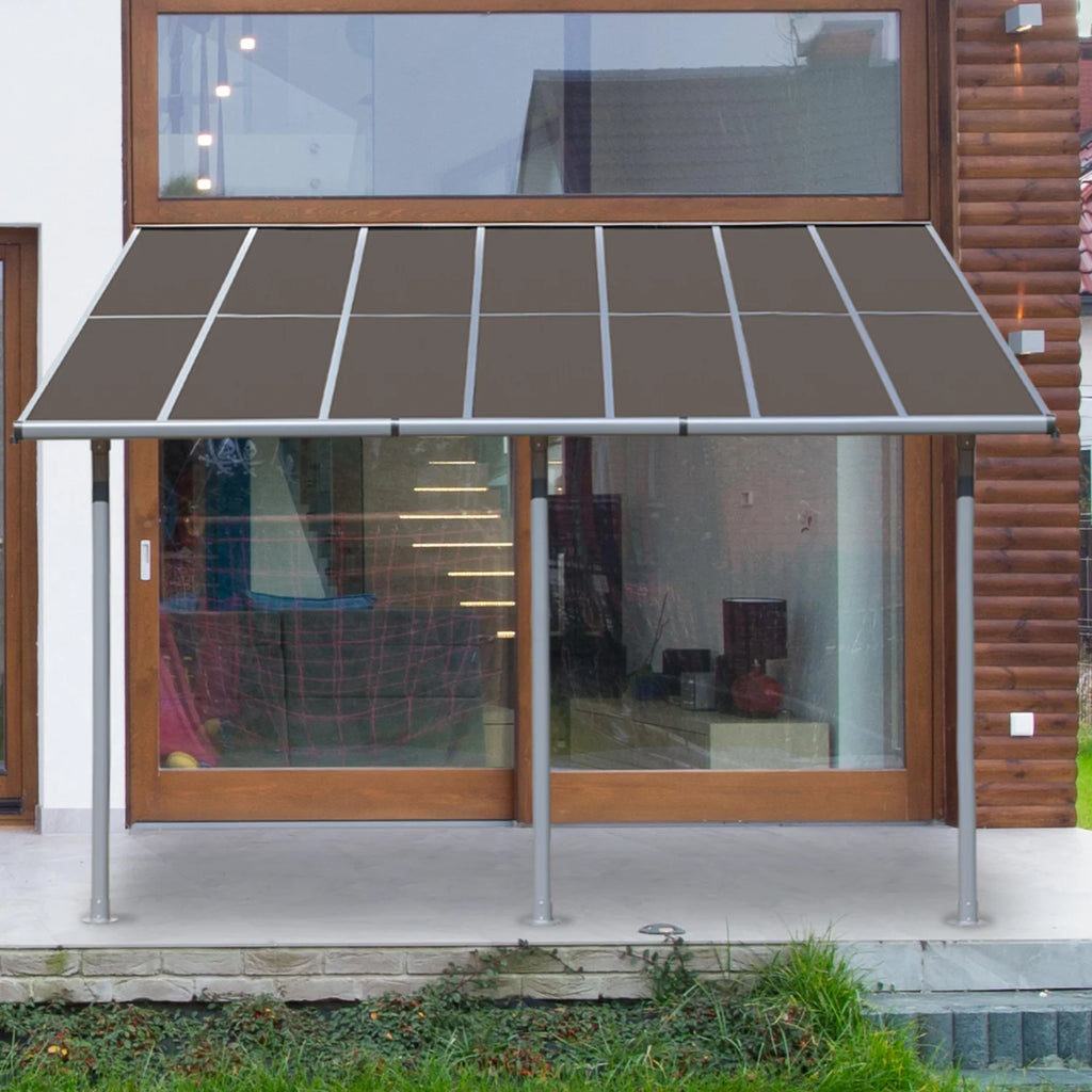 Polycarbonate Wall Mount Gazebo L74531
