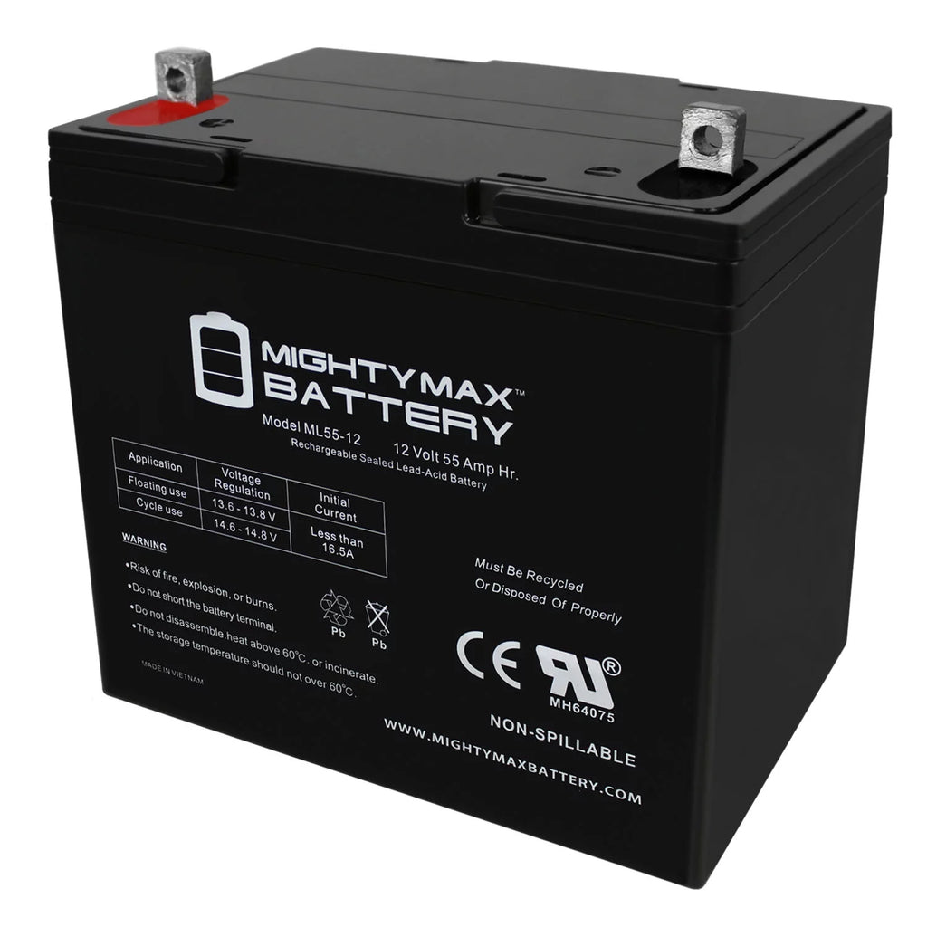 12 Volt 55 AmpH SLA Battery K29674