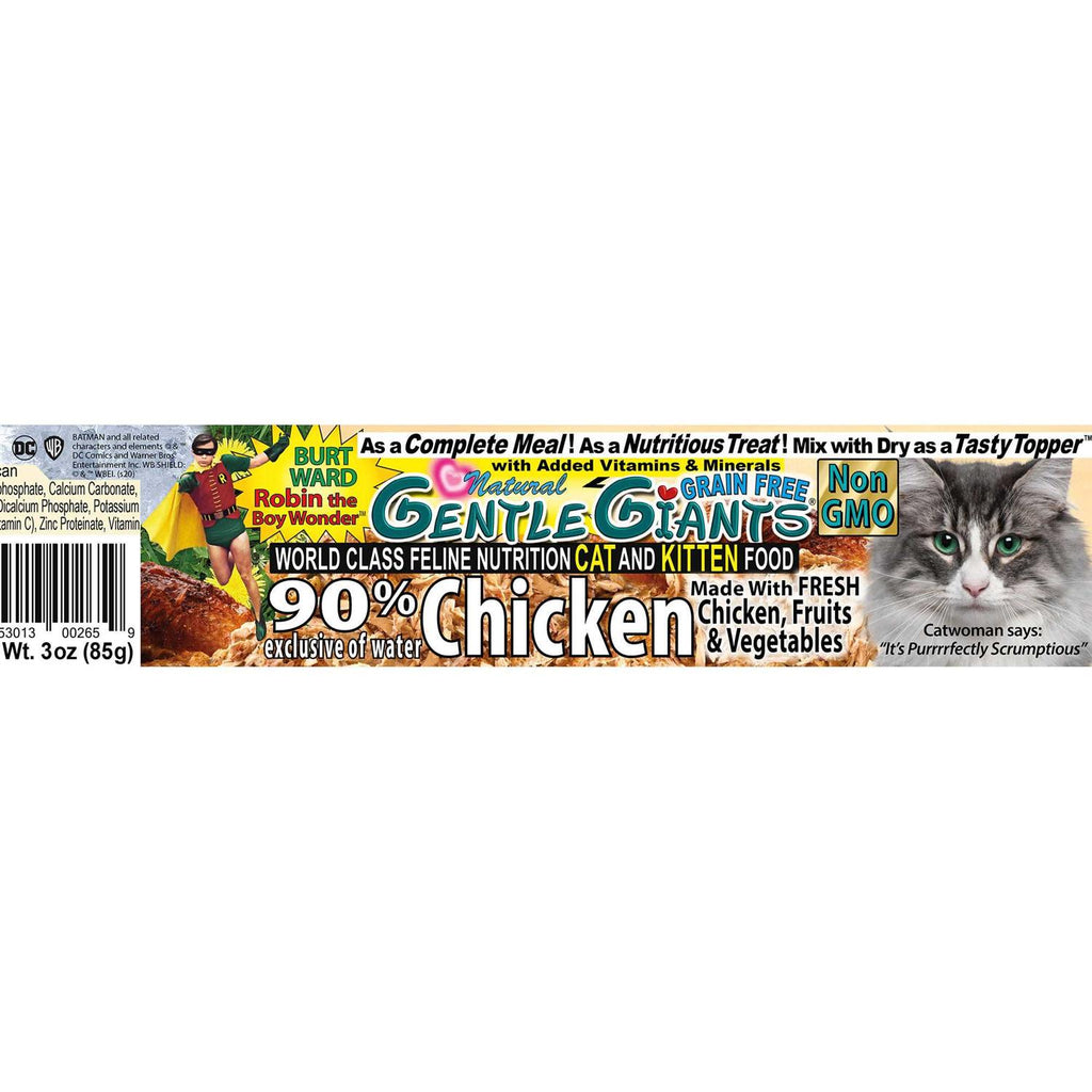 Natural Non-GMO Chicken Cat & Kitten Can Food F761475