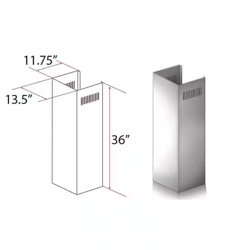 Adjustable 1-Piece Chimney Extension Kit Y2782