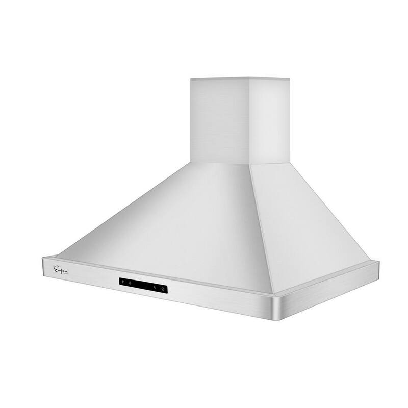 36 in. 380 CFM Convertible Wall Mount Range Hood in Stainless Steel H885