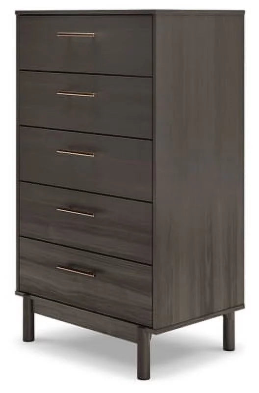 Dark Gray Chest of Drawers M275