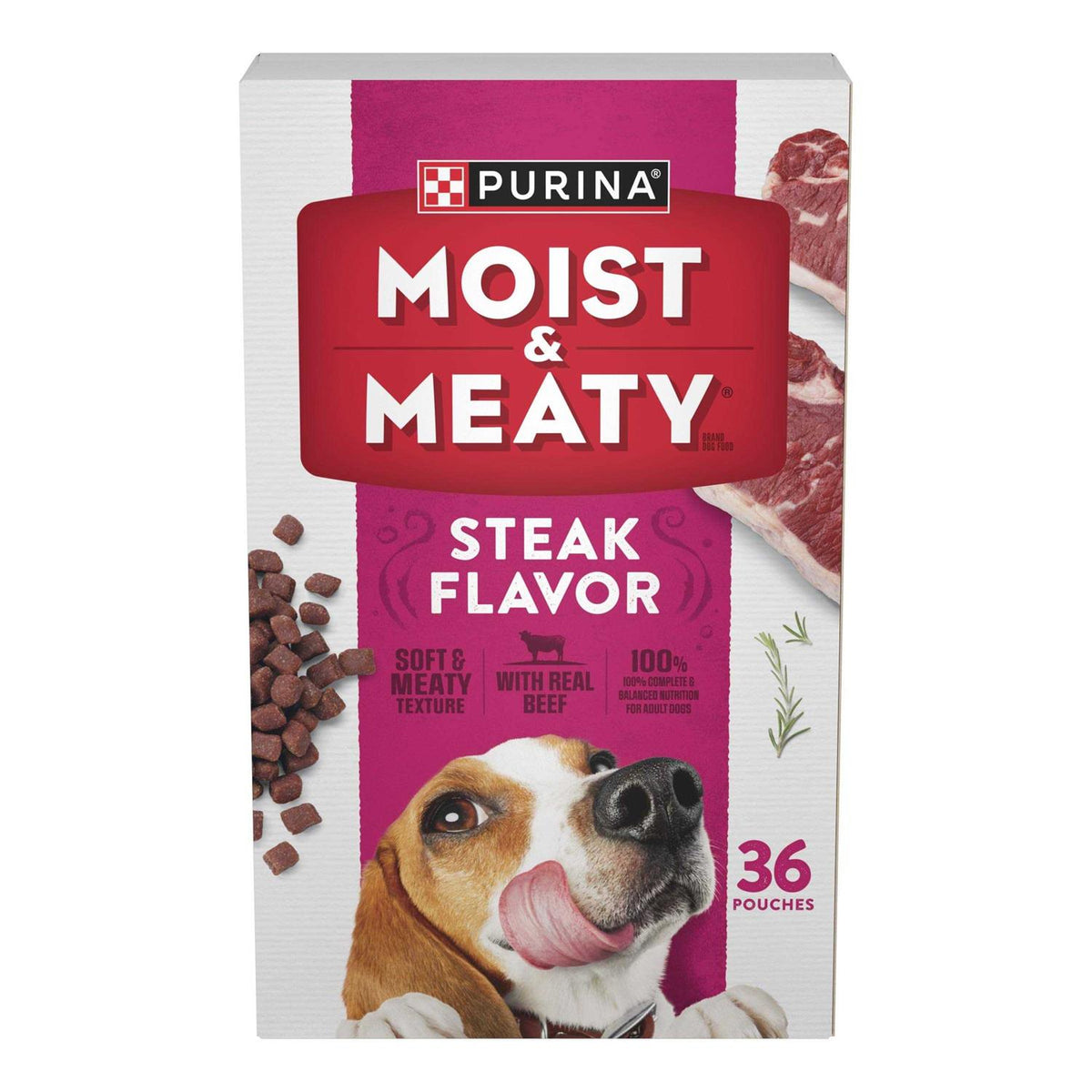 Steak Flavor Dry Dog Food H2403