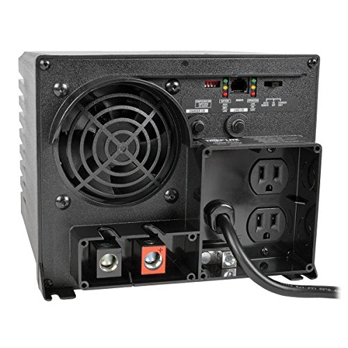 1250W 12VDC 120V Power Inverter / Charger with 2 Outlets M895