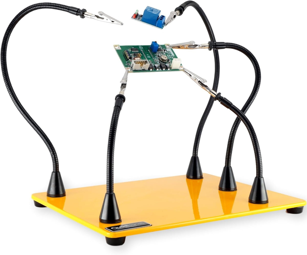 Deluxe WorkBench Helping Hands Third Hand System with Magnetic Mount Arms N214