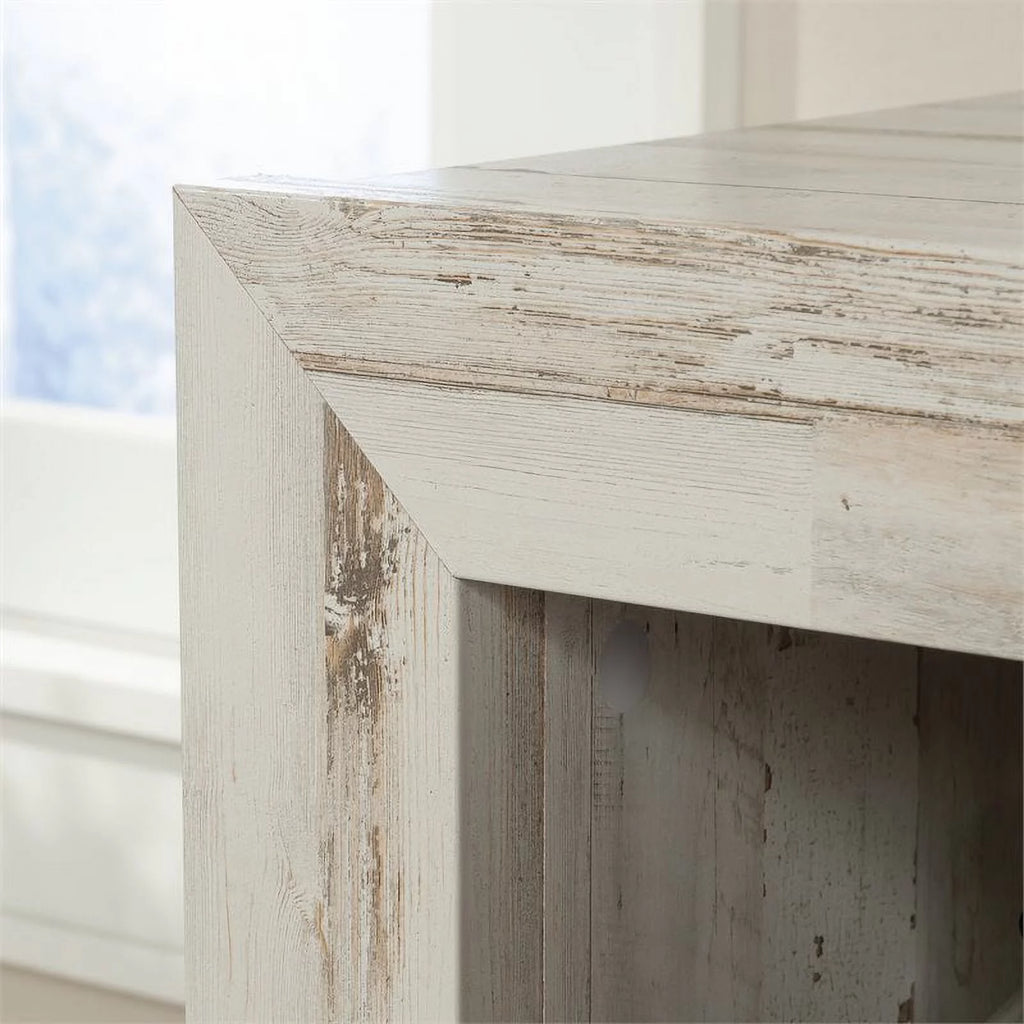 White Engineered Wood Lateral File Cabinet Z6666