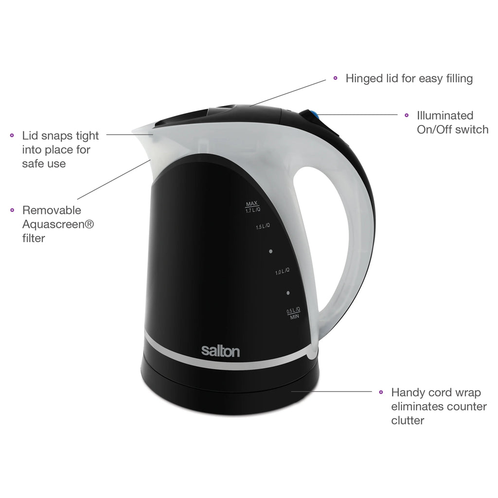 Cordless Jug Kettle 1.7 Liter Black B2899