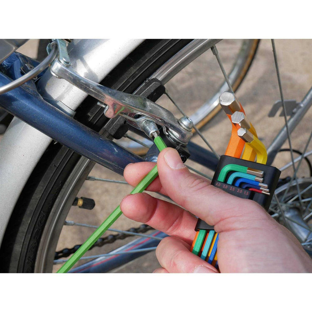 Color-Coded Ball End Hex L Key Set Inch T2348