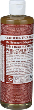 18-in-1 Hemp Eucalyptus Pure-Castile Liquid Soap, 16-ounces R250