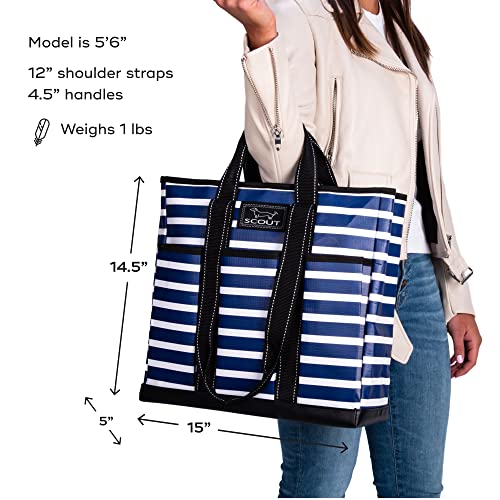 Large Work Tote Bag with 6 Exterior Pockets E41737