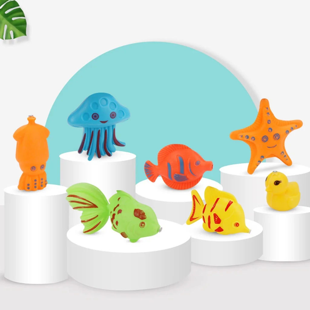 Magnetic Fishing Toys Plastic Fish Rod Set Q872585