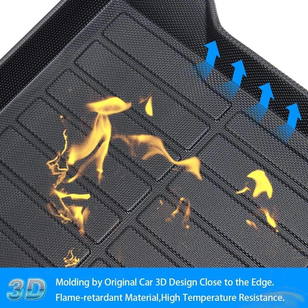 Black TPO Cargo Trunk Tray Floor Mats O431
