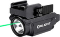 600 Lumens Green Beam White LED Compact Rail Mount Tactical Flashlight X780