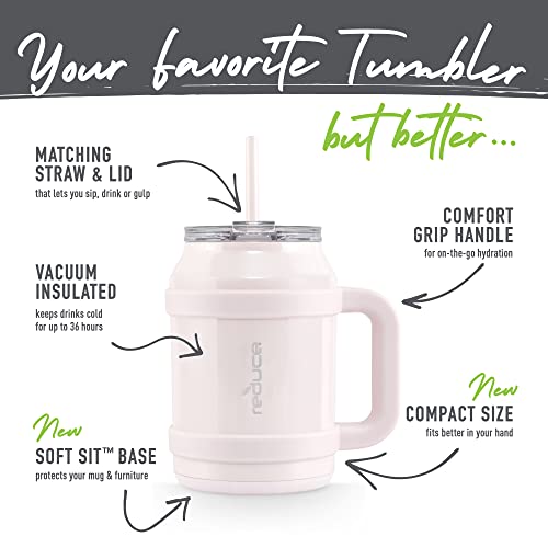32 oz Insulated Stainless Steel Tumbler with Handle F4642