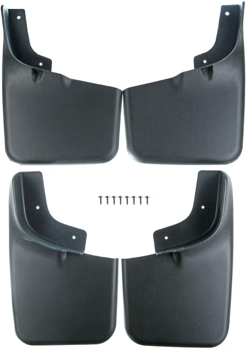 Splash Guards Mud Flaps 4-PC Set for Ford F-150 2004-2014 with Factory Fender Flares N6644