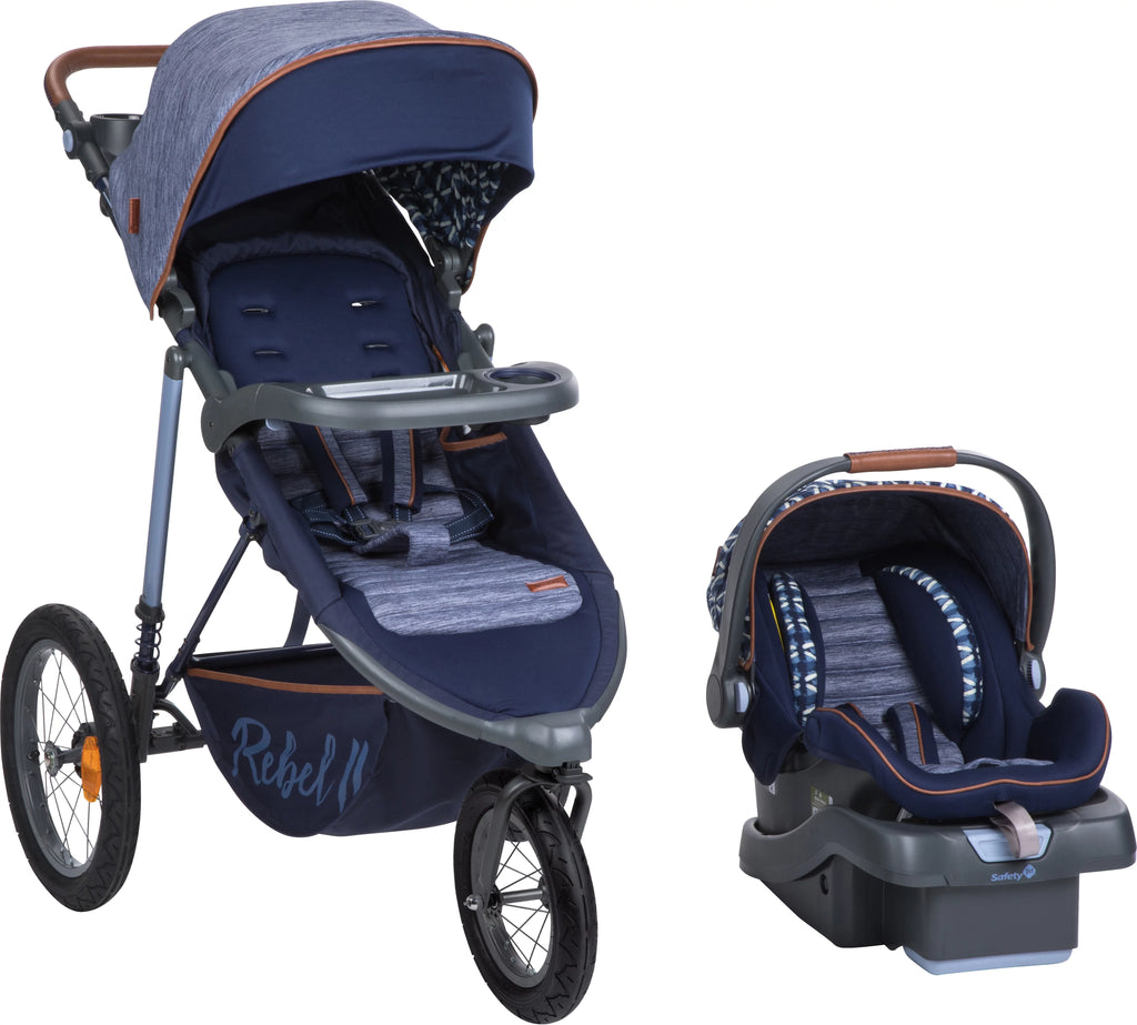Jogging Travel System Stroller with Rear-Facing Infant Car Seat G2744