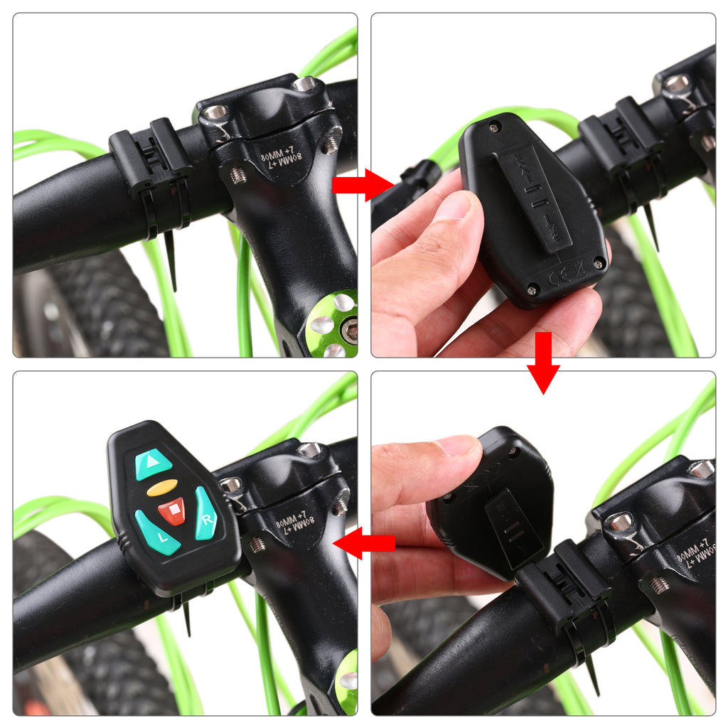 Wireless USB Rechargeable LED Turn Signal Backpack Light G172