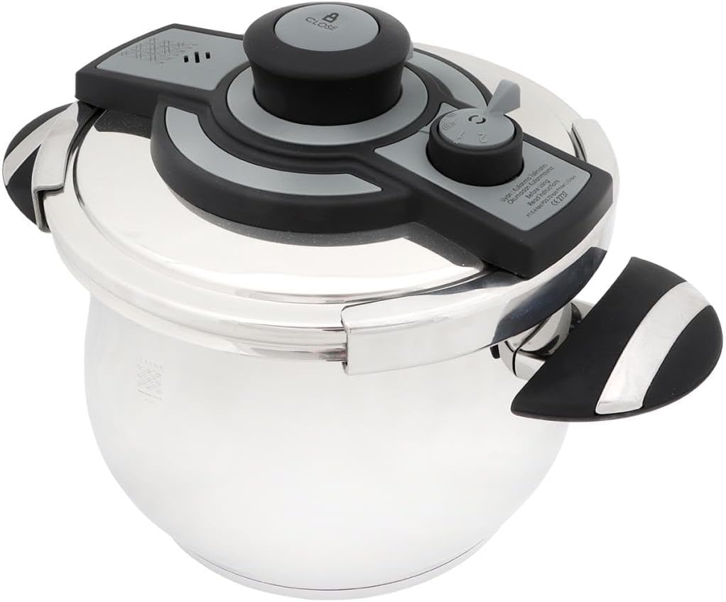 Stainless Steel Pressure Cooker with Capsule Base O723124