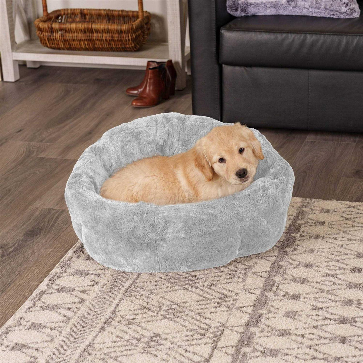 Luxury Fur Warming Cuddler Bed G47838