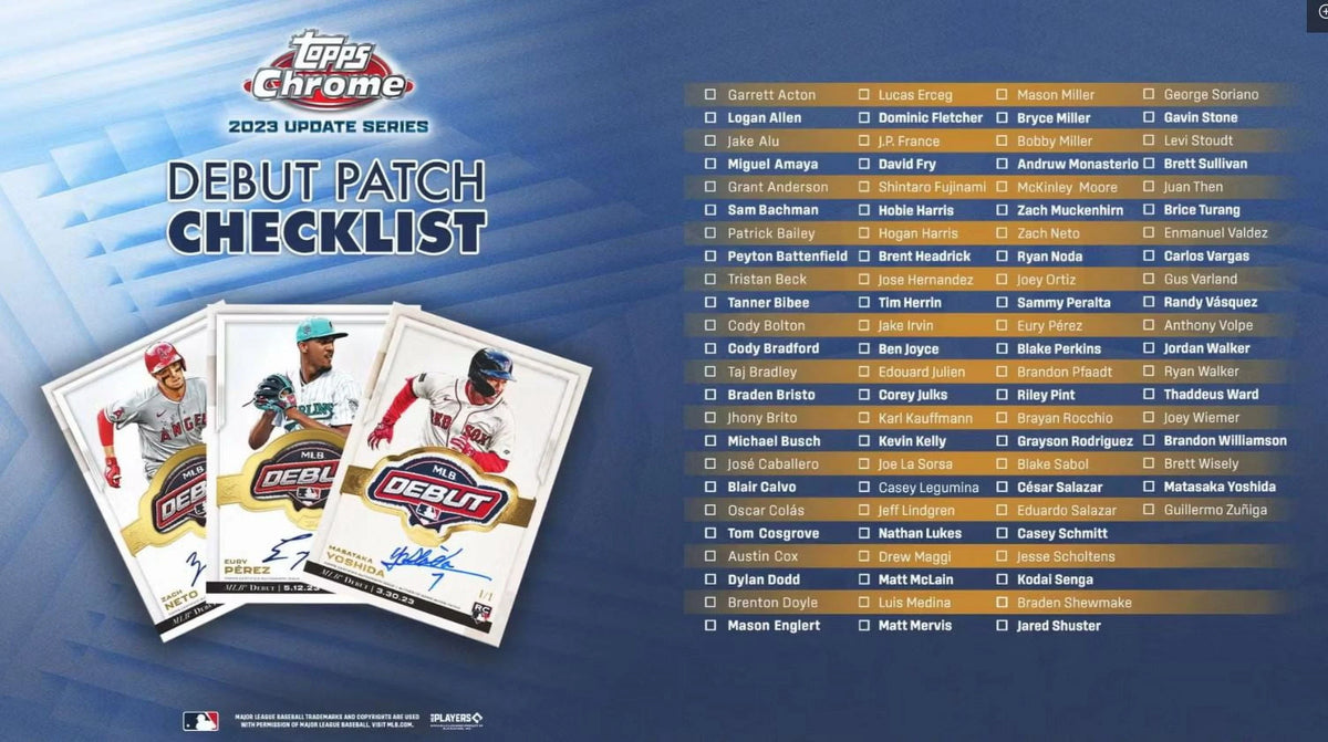 2023 Chrome Update Series Baseball Trading Card Hobby Box Y398