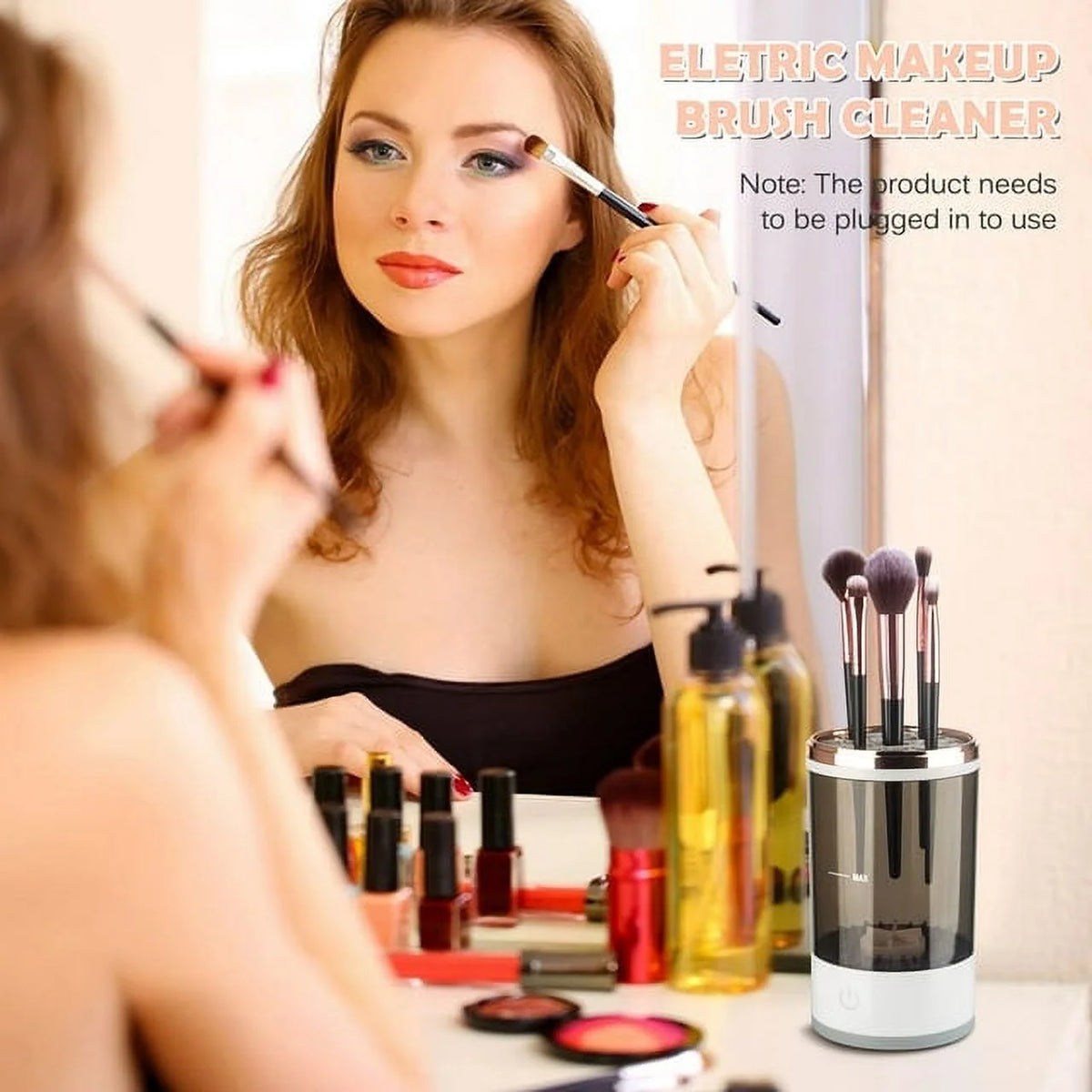 Automatic Electric Makeup Brush Cleaner Tool J50098