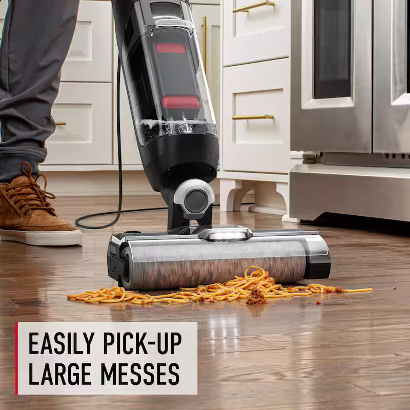 Corded Wet/Dry Hard Floor Cleaner and Vacuum Cleaner with Self Cleaning, Black U901