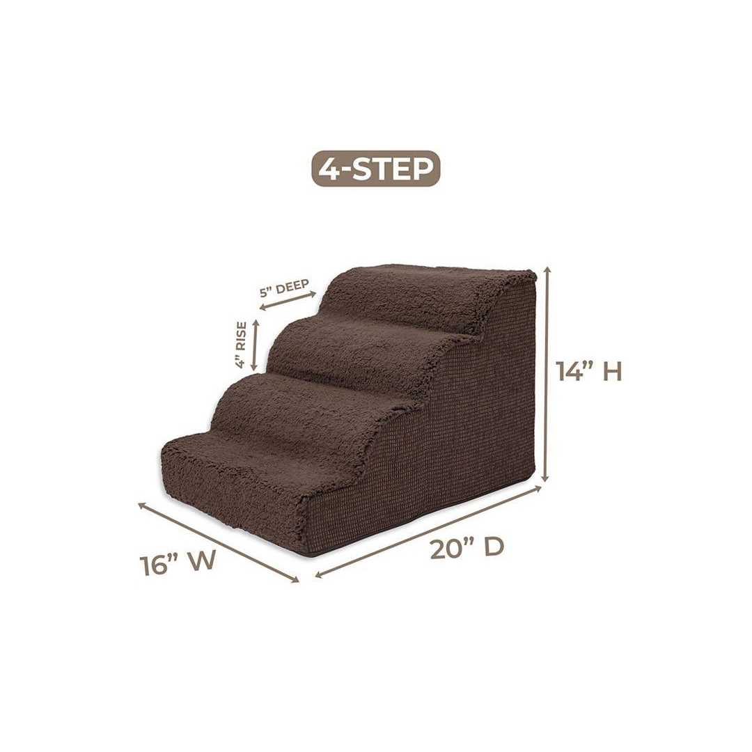 High Density Foam Scalloped Sherpa Top 4 Steps T750231