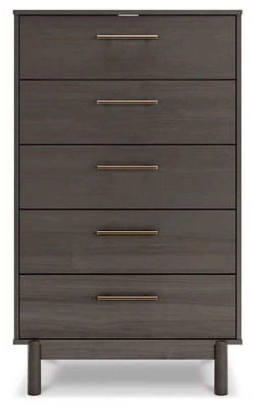 Dark Gray Chest of Drawers M275