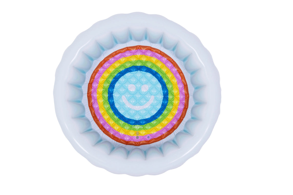 Blue Ombre Round Inflatable Swimming Pool D5409