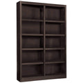 Espresso 10-Shelf Double Wide Bookcase R7373