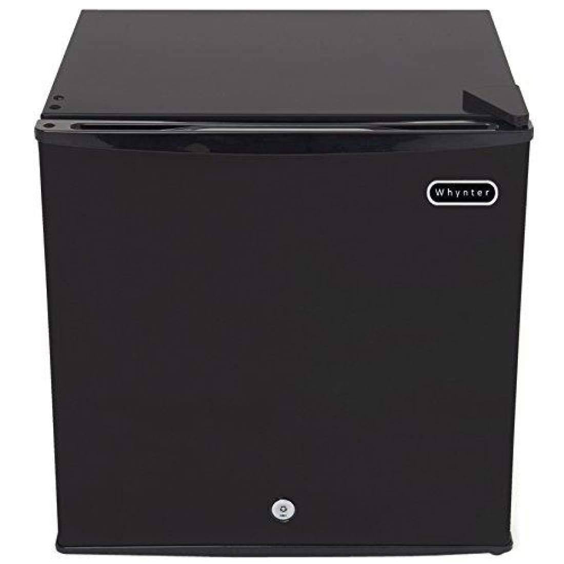 Black 1.1 Cubic Feet Upright Freezer with Lock V7216