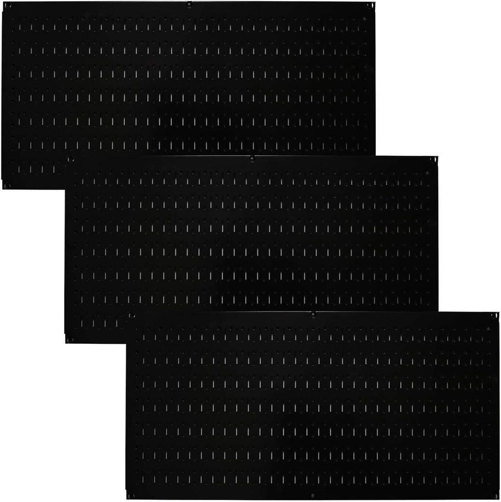 3 Pack Black Metal Pegboards G627