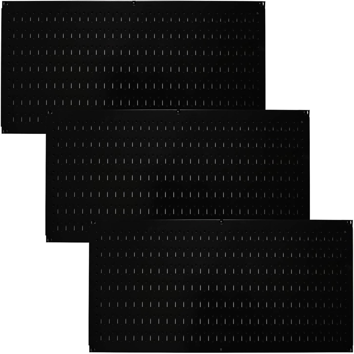 3 Pack Black Metal Pegboards G627