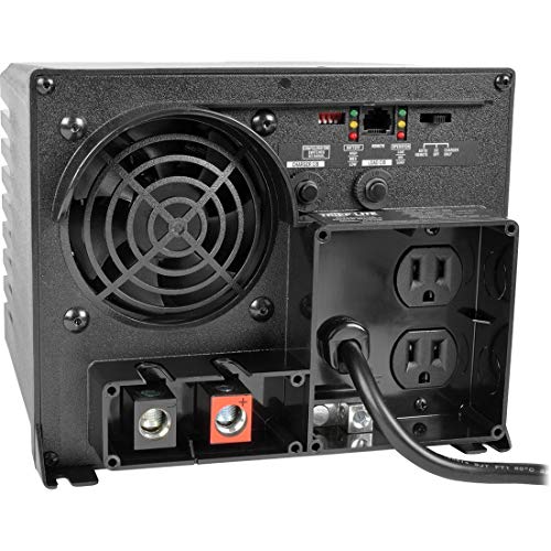 1250W 12VDC 120V Power Inverter / Charger with 2 Outlets M895