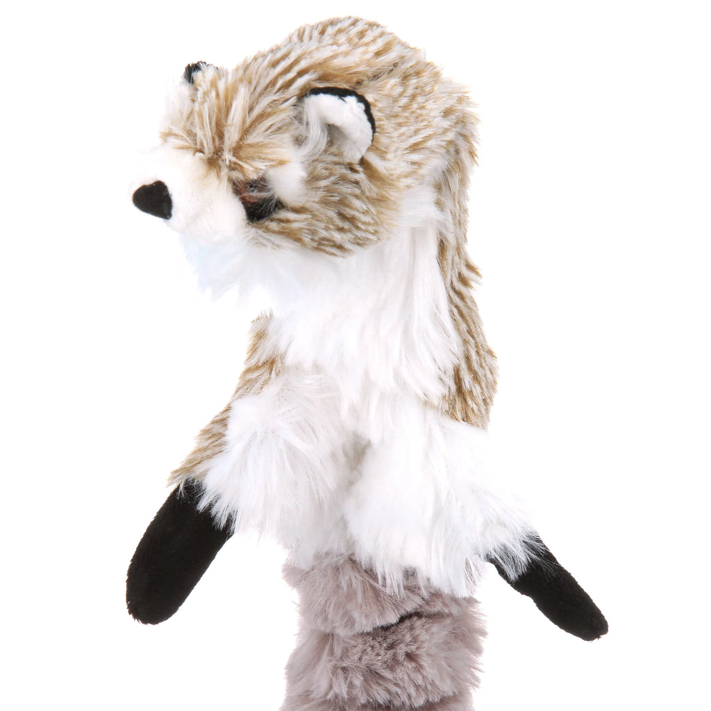 Stuffing Free Raccoon Plush Dog Toy, 14" N7757