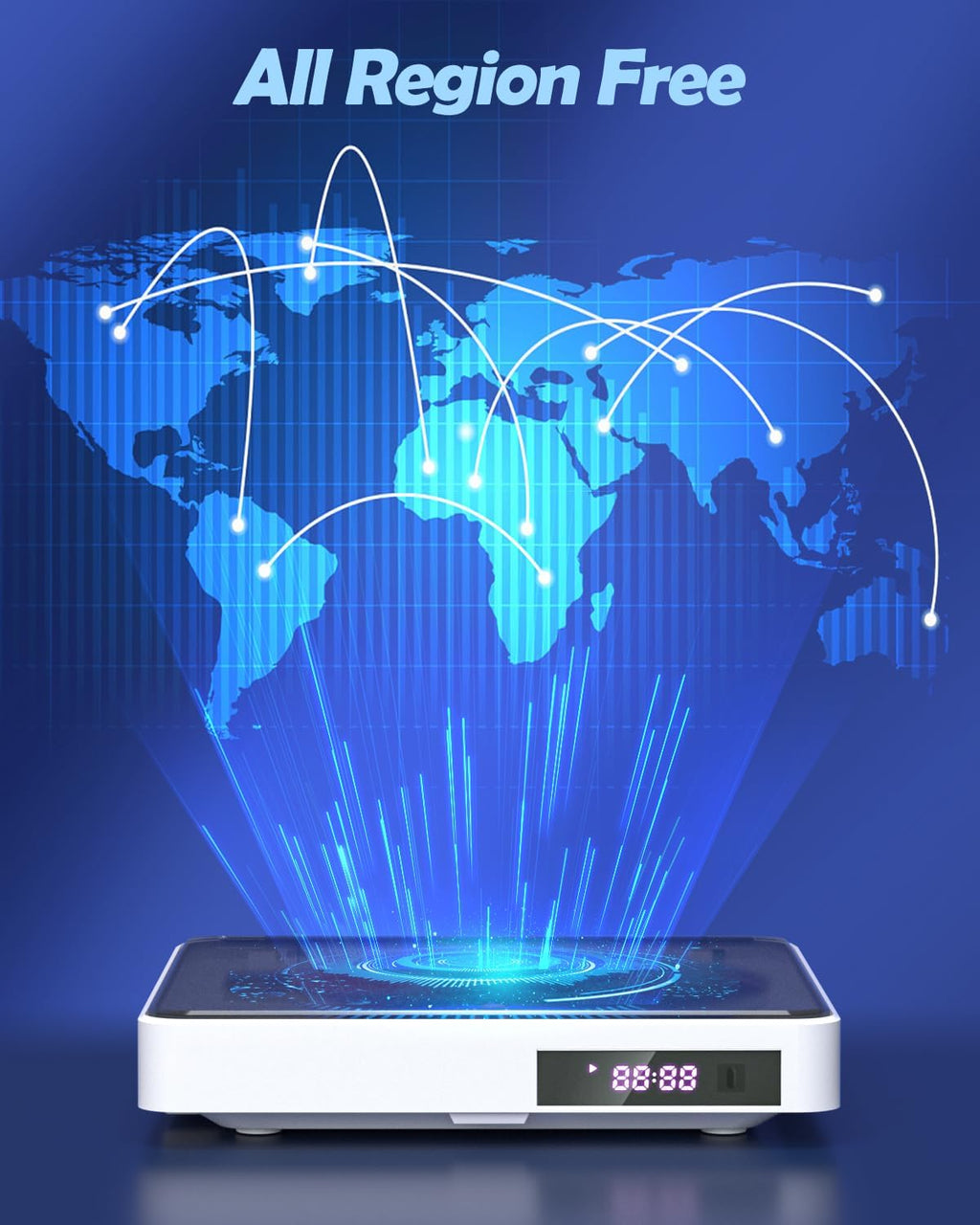 1080P Mini DVD Player with Remote Control F59055