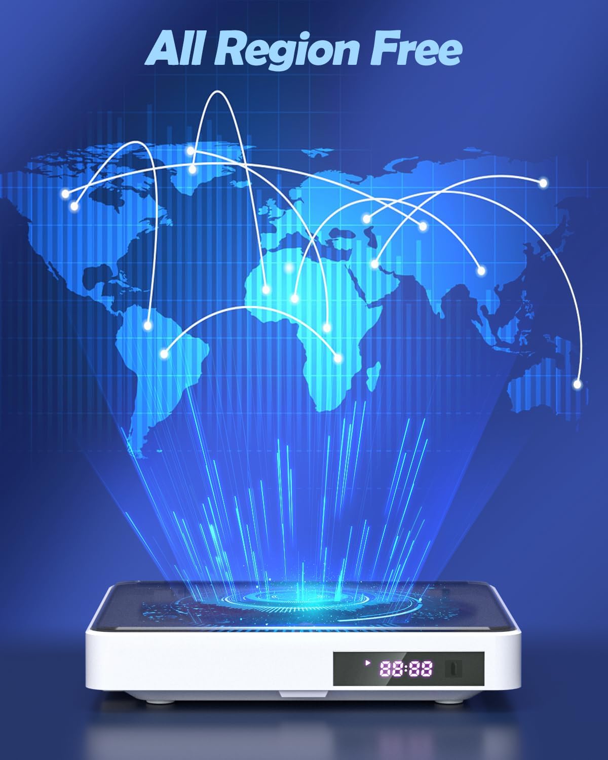 1080P Mini DVD Player with Remote Control F59055