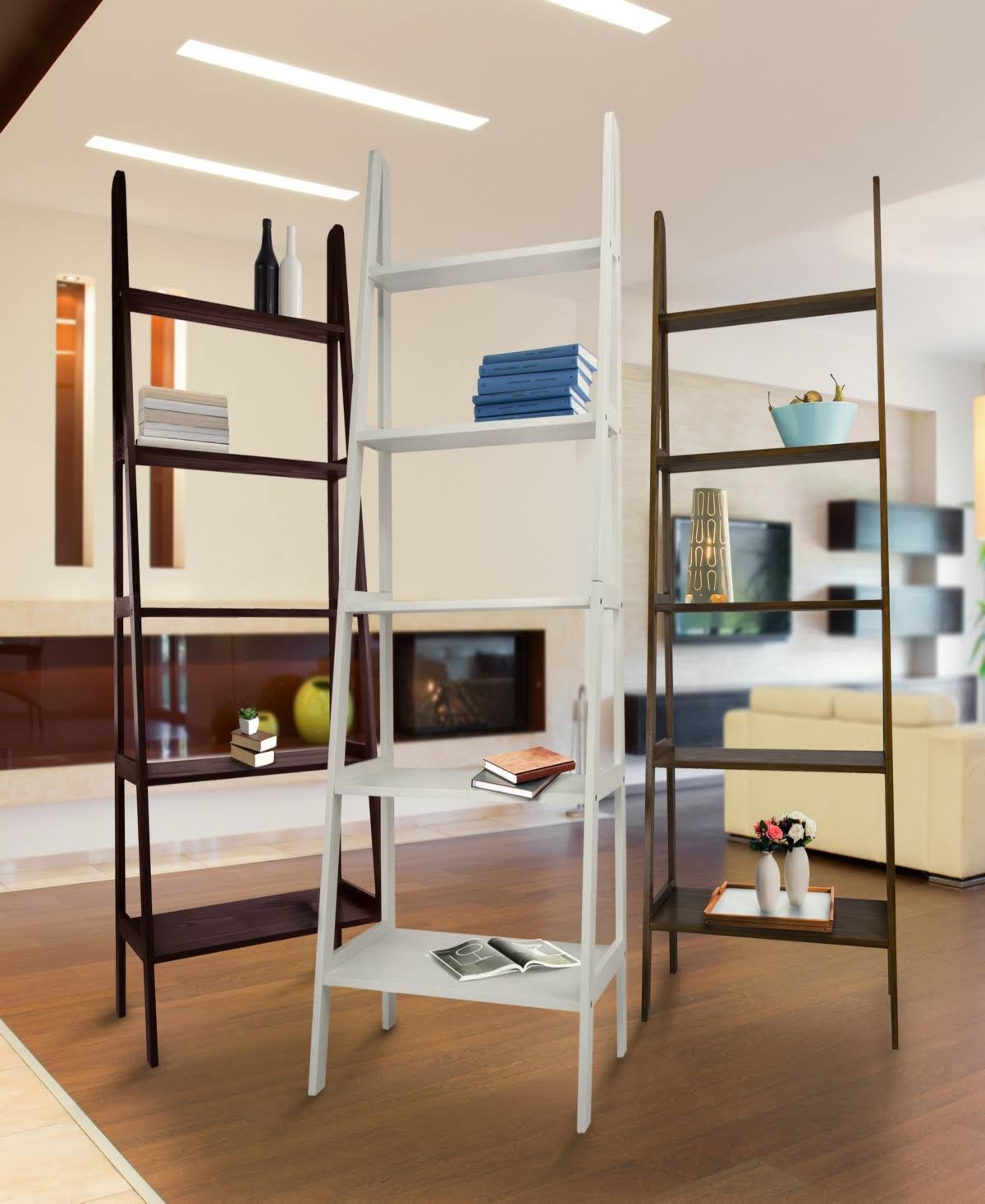 5-Shelf Ladder Bookcase M472932