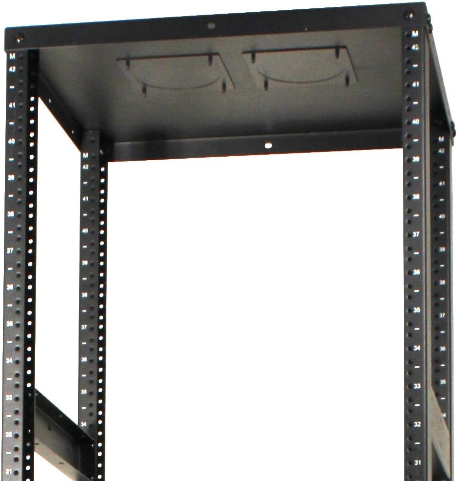 42U Rolling Equipment Rack with Casters T9644