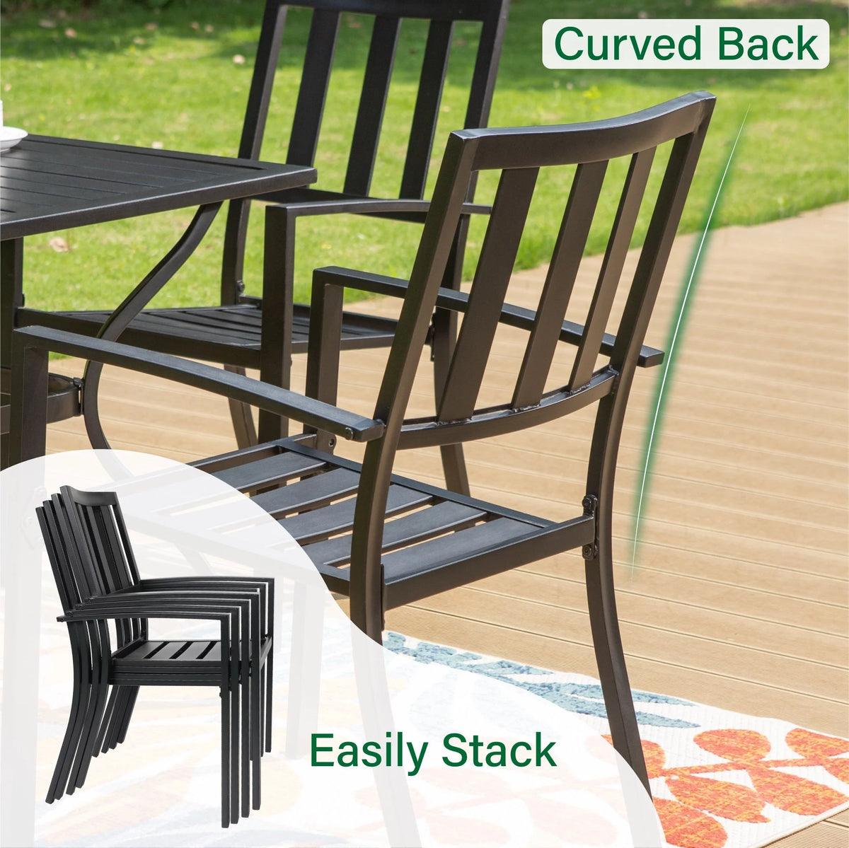7 Piece Outdoor Patio Dining Set J572