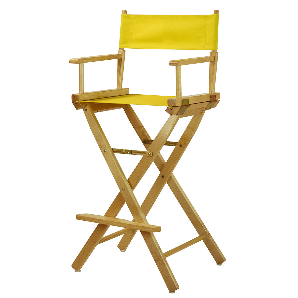 30" Director's Chair Natural Frame-Yellow Canvas G1896