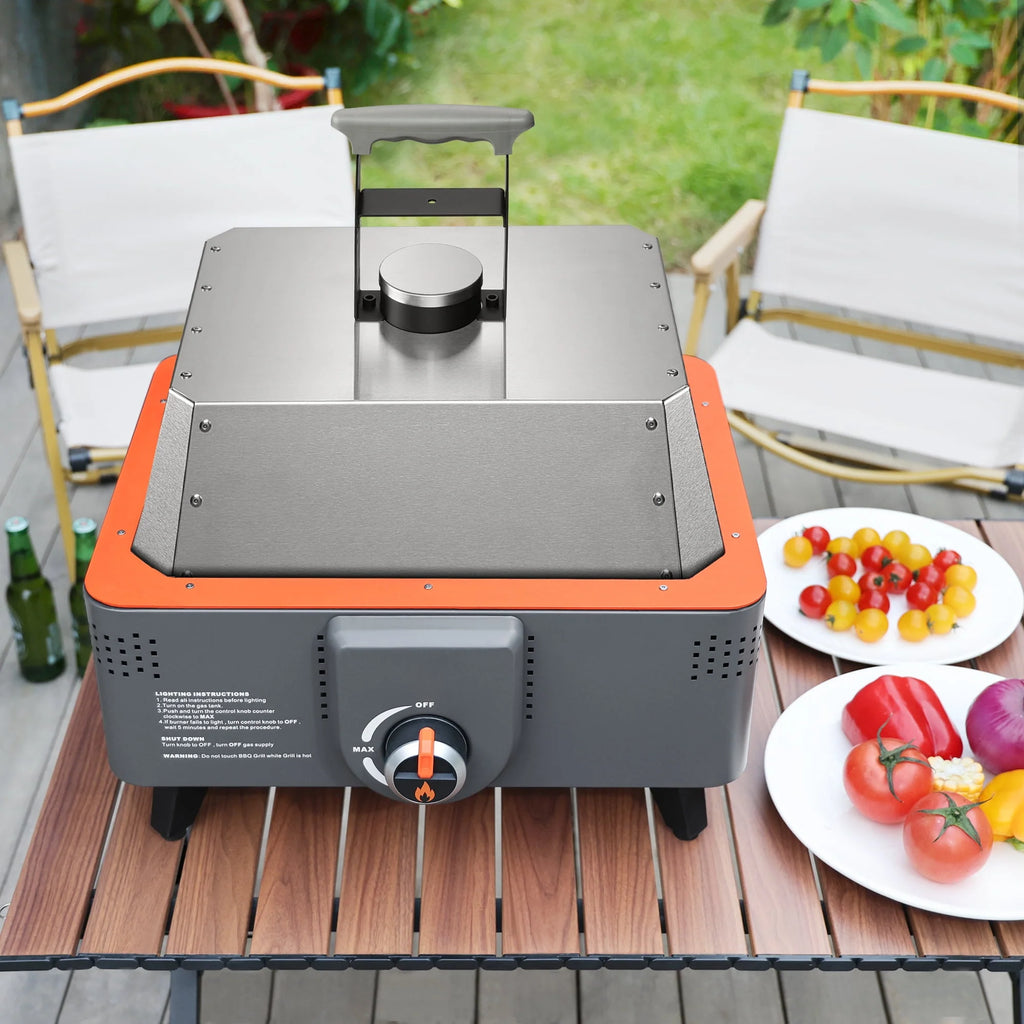 Portable Propane Grill with Gas Regulator & Adaptor G1248