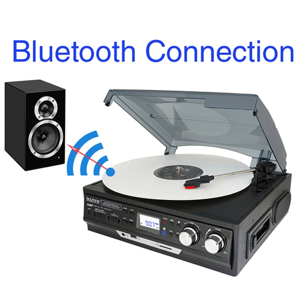 Bluetooth 3-Speed Stereo Turntable E29030