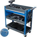 3 Tier Heavy Duty Trolley with Hooks Y797055