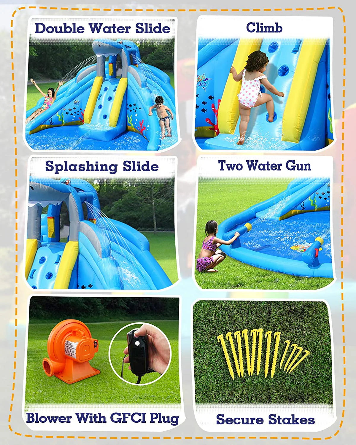 Inflatable Water Slide O747726