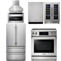30 Electric Range, Range Hood, Microwave, Refrigerator, Dishwasher, Wine Cooler A48091