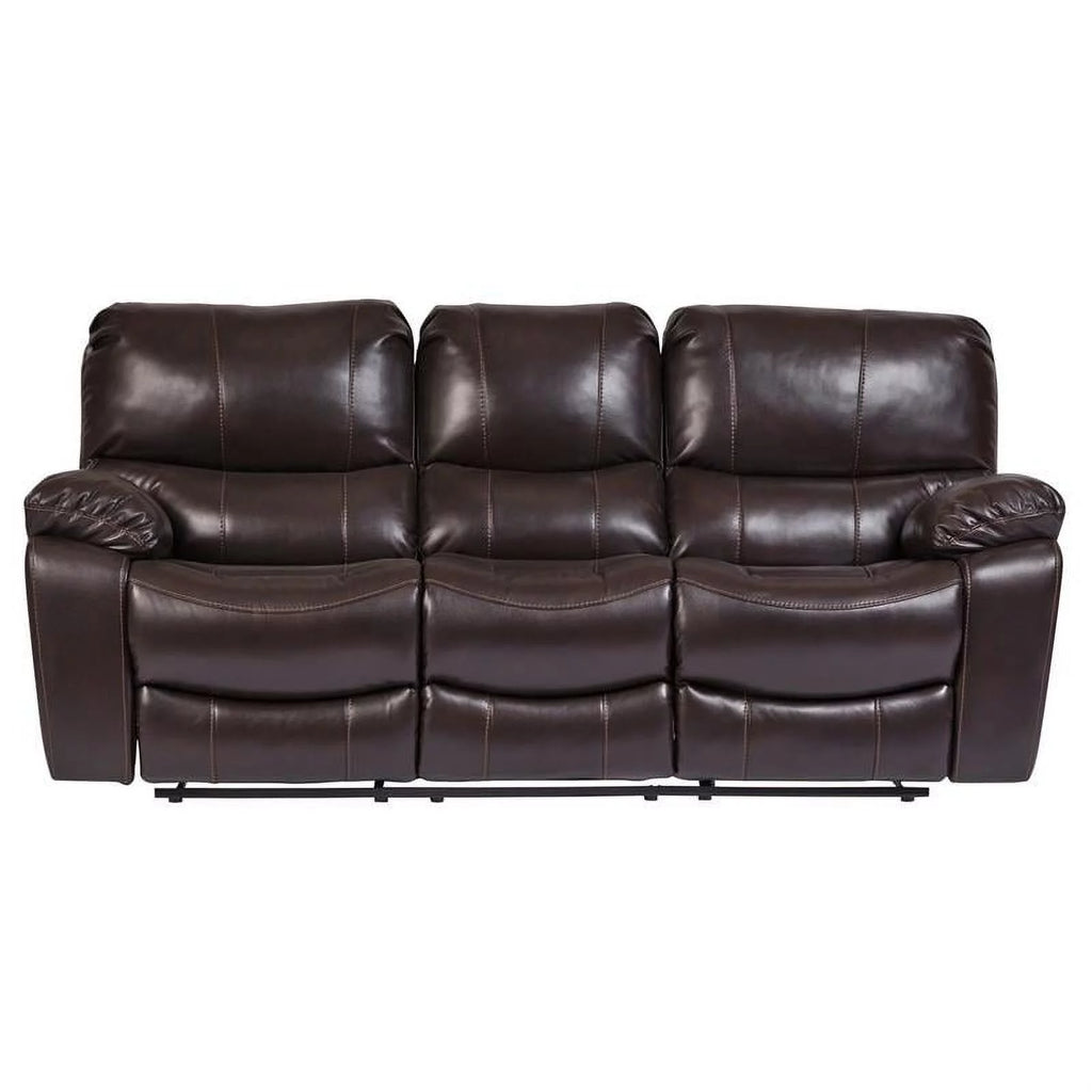 Leather-Look Reclining Sofa H3256