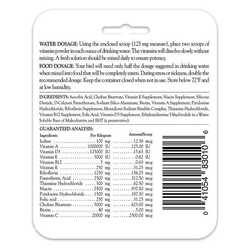 Bird Vitamins D6000